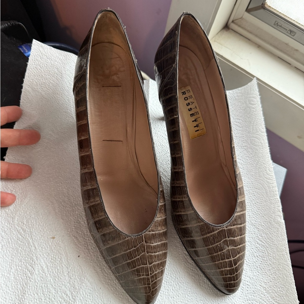 Fratelli Rossetti Crocodile Women's Heels